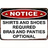 Funny Warning - Vintage Metal Signs(12*16Inch) - Warning