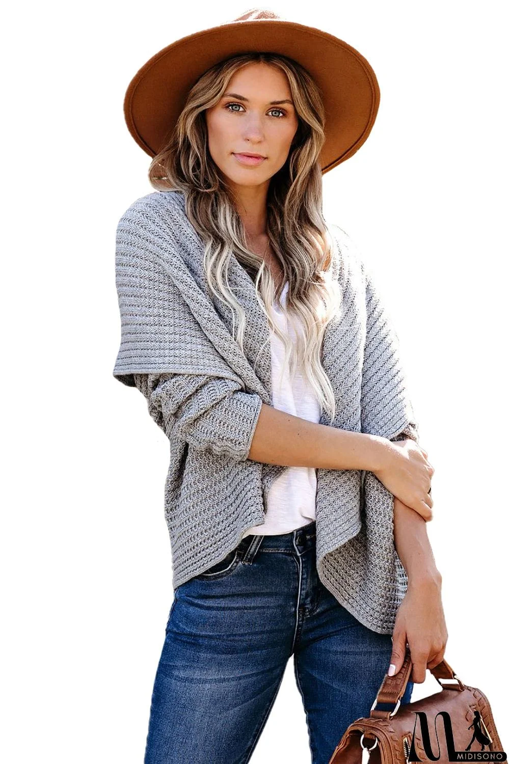 MidiSono - Cashmere Blend Convertible Cardigan