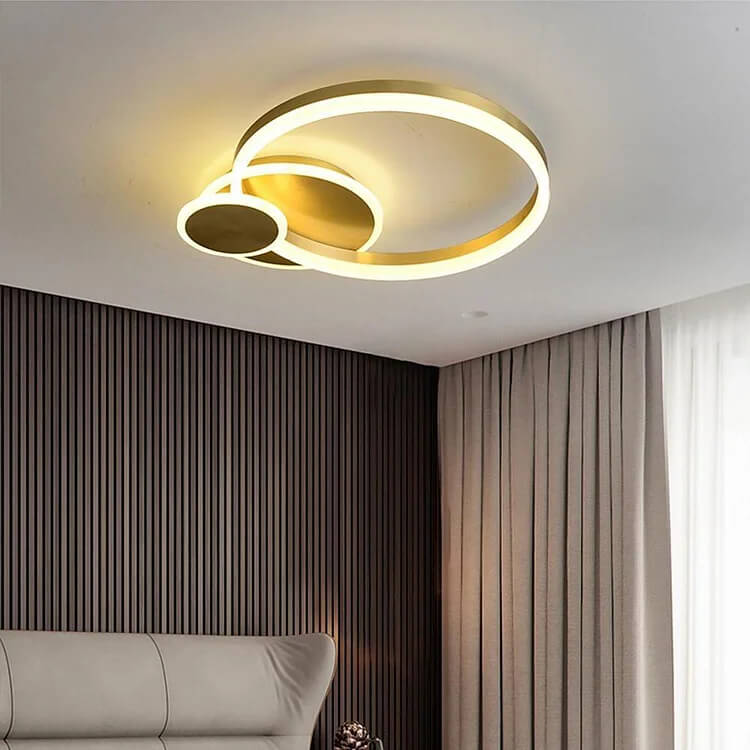 Overlapping Circle LED Ceiling Light