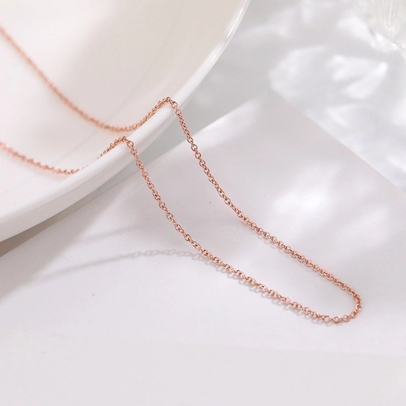 5 Pieces Fashion Geometric Stainless Steel Plating Necklace