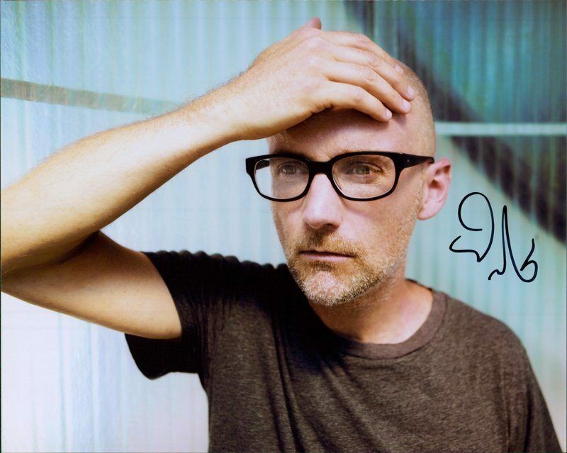 Moby authentic signed EDM DJ 8x10 Photo Poster painting W/Cert Autographed EDC Dub step A1