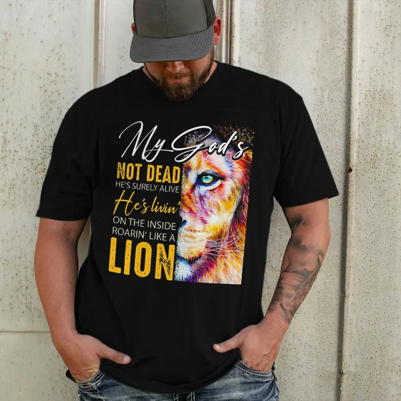 My God's Not Dead Printed Men's T-shirt