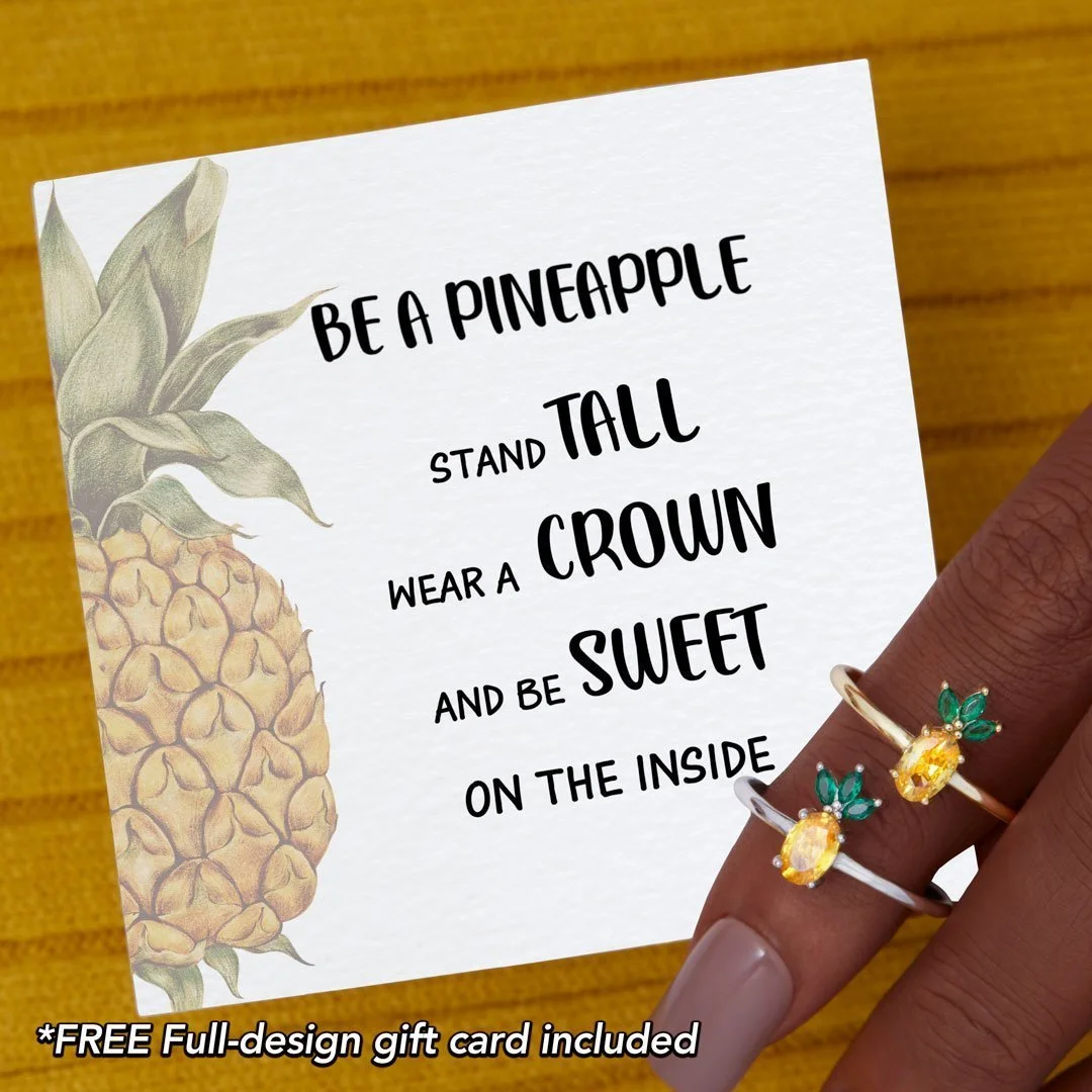 Pineapple ring S925