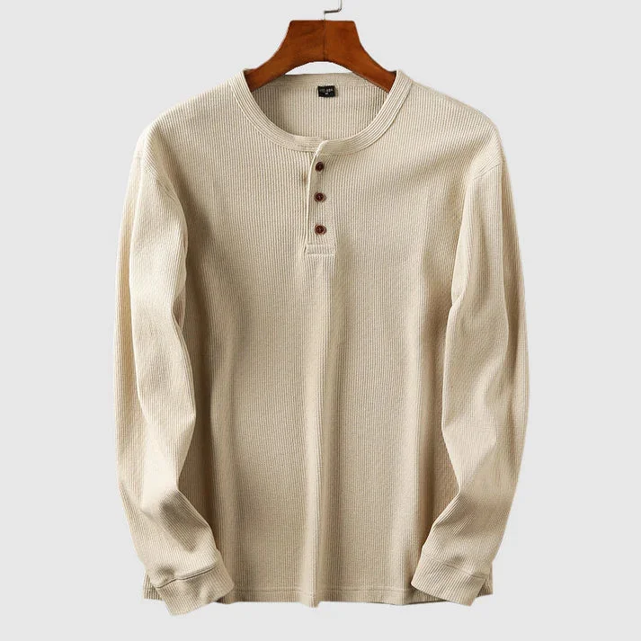 Cotton Henley Shirt