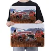 Voiture rouge - Panneaux en &eacute;tain m&eacute;tallique(20*30cm/30*40cm) - Garage