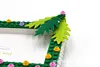 Jungle DIY Building Block Photo Frame Kit,Creative Handmade Assembled Photo Frame Handmade Craft Gift Home Tabletop Display Decor