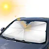 Car Windshield Sun Shade Foldable Umbrella UV Protection 55x31in