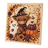 Kit d&rsquo;art en perles en diamant encadr&eacute; pour Halloween 20x20cm pour adultes
