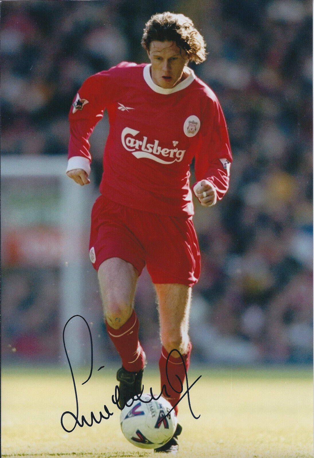 Steve McMANAMAN SIGNED 12x8 Photo Poster painting Autograph LIVERPOOL Legend AFTAL COA