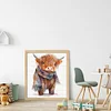 Cute Yak - 18CT Stamped Cross Stitch - 40*45cm - Animal