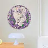Special Shaped Diamond Painting Kit Cat Acrylic Pendant Art 25cm