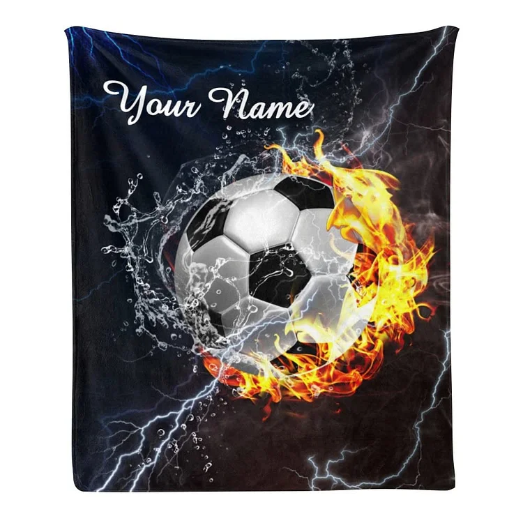 Personalized Soccer Blanket for Comfort & Unique| BKKid199