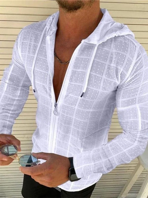 Men's slim long sleeve shirt