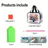 DIY Baum des Lebens Diamant Kunst Strass Make-up Tasche Transparent PVC Aufbewahrungspack
