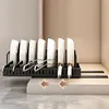 Kitchen Pots Pans Organizer with 8 Adjustable Dividers Sliding Dish Drying Shelf