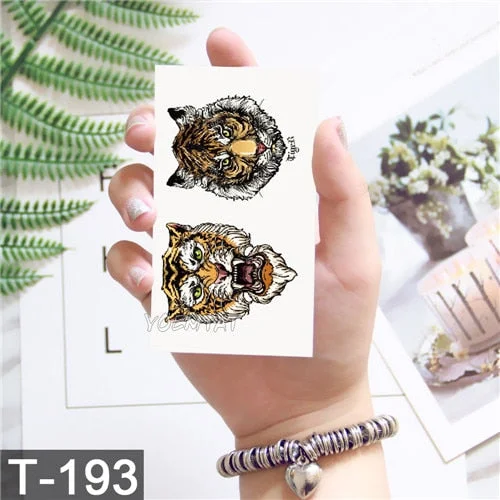 Cute Watercolor Cartoon Design Temporary Tattoo For Kids Children Lamp Water Trasnfer Tattoo Stickers Ocean Women Girl Tatoos