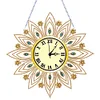 DIY Diamond Painting Special Shaped Art Clock Kits(Flower)
