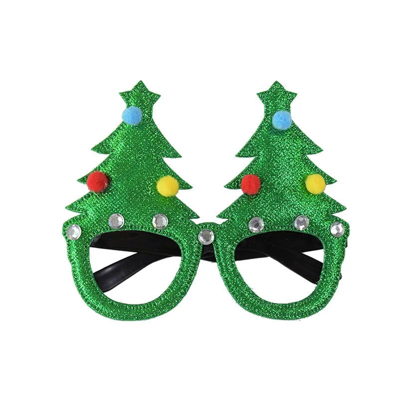 2022 Merry Christmas Glasses Santa Claus Snowman Christmas Decorations For Home Xmas Natal Navidad Decor New Year Kids Gifts