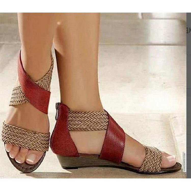 Rome Zippers Sandals