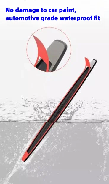 Automobile front and rear bumper anti-collision strip