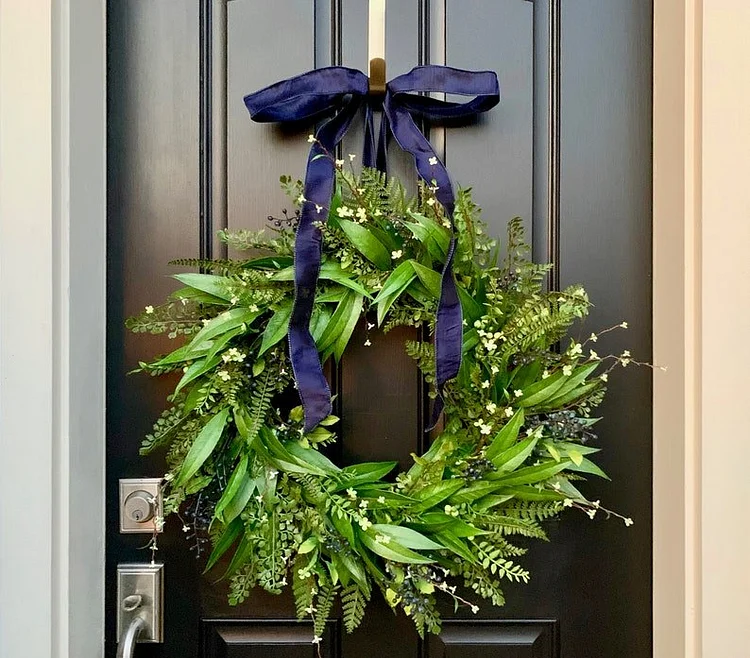 🌴Spring Fern and Bay Leaf Wreath🌿