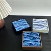 Big And Small Sea Simple Modern Niche High-End Wave Bedside Decoration Flat Mural Ornaments