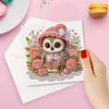 6Pcs Valentines Day Diamond Painting Greeting Card