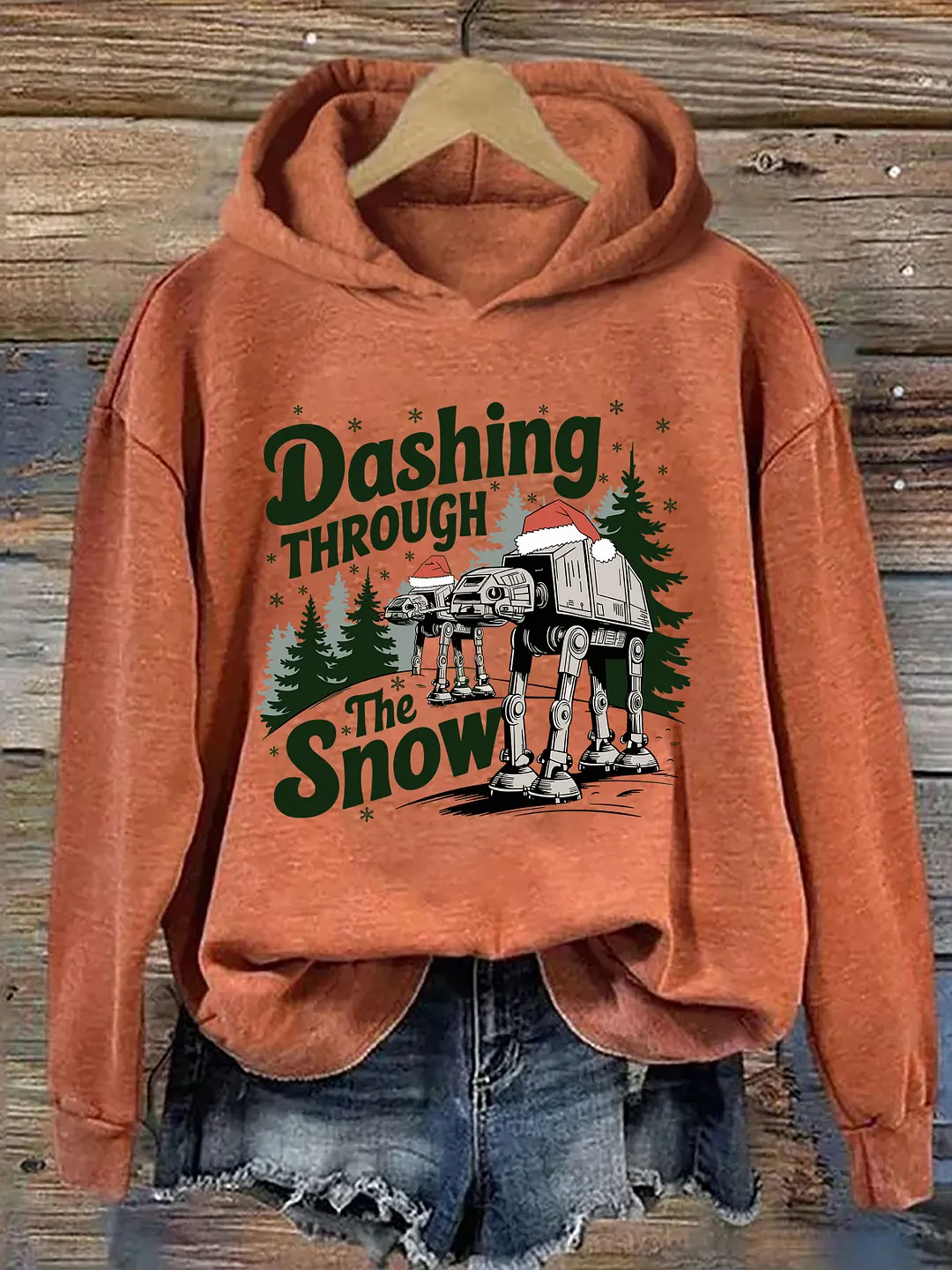 Dashing Through The Snow Christmas Hoodie