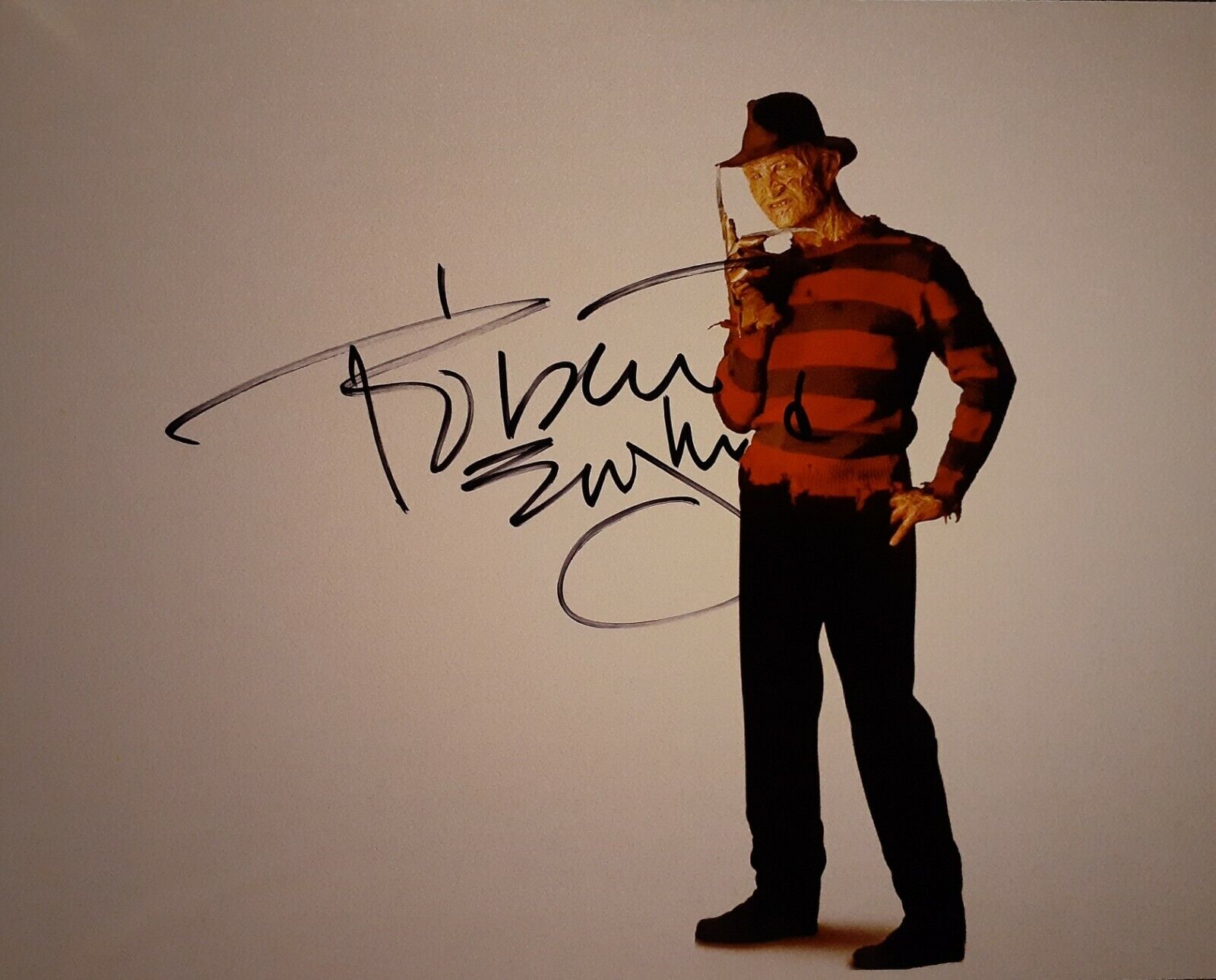 Robert Englund signed 8x10 COA BECKETT