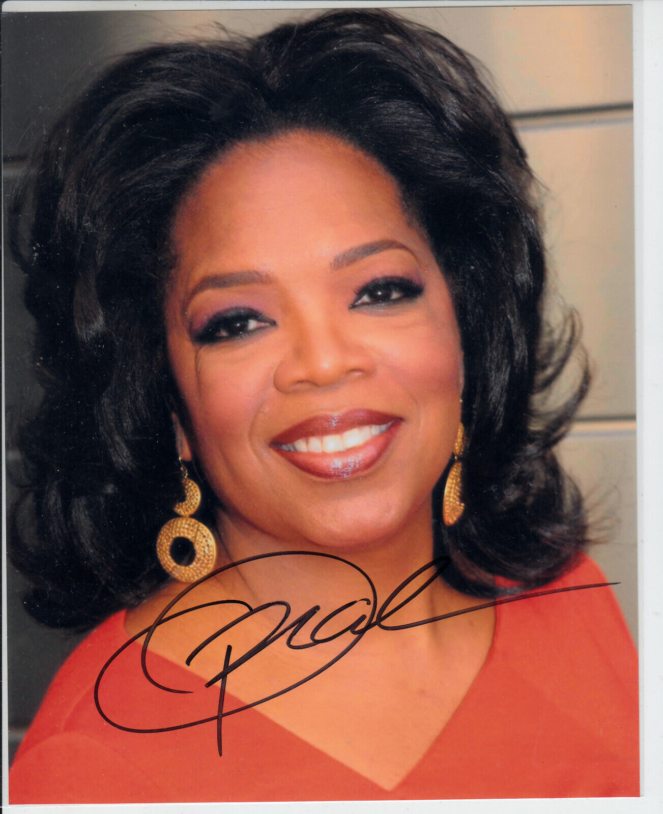 Oprah Winfrey Autograph 8x10