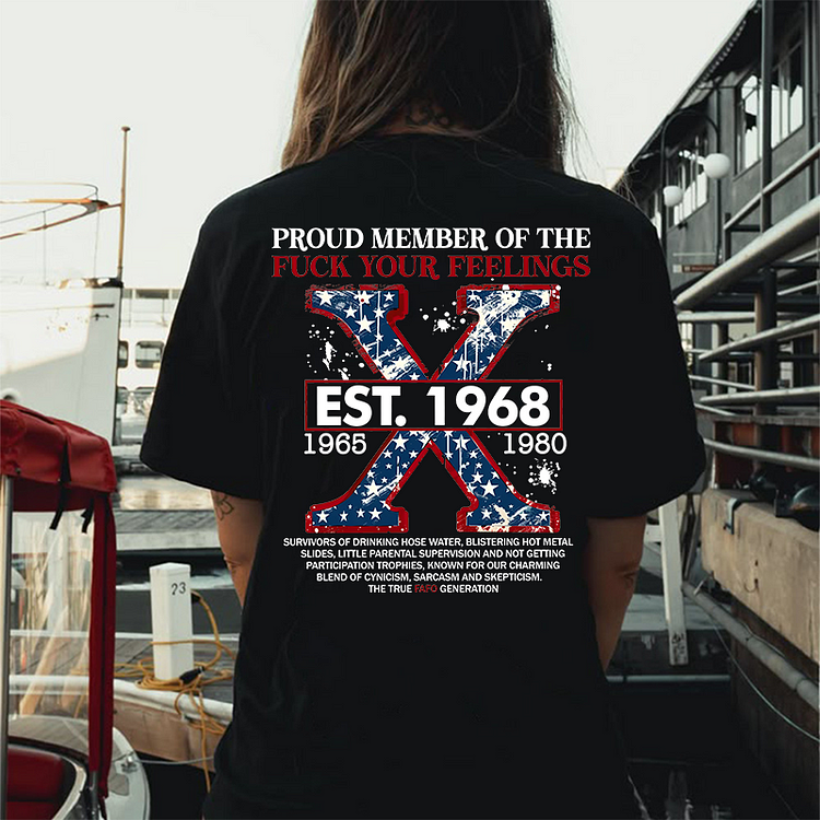 Custom Generation X American Flag T-shirt/Sweatshirt