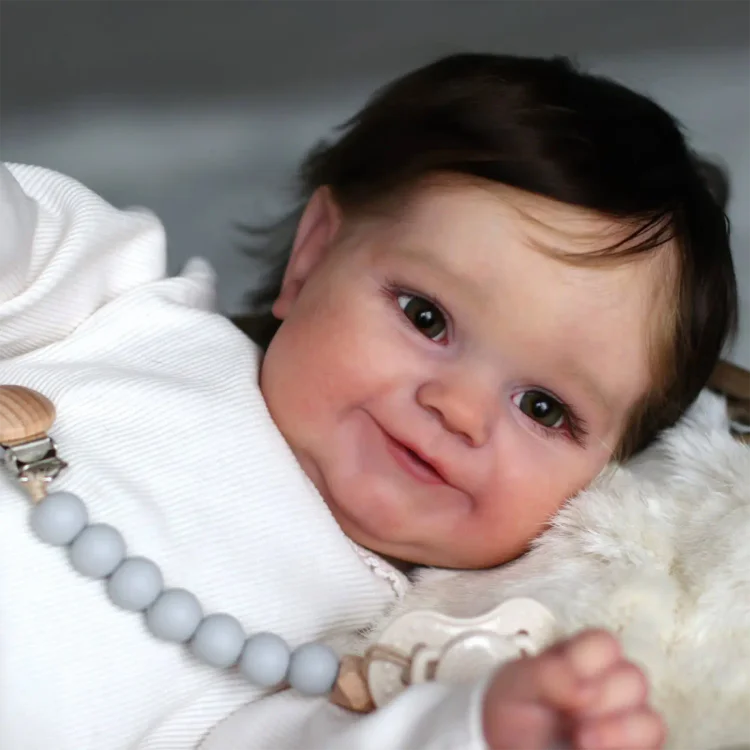 [New] 20'' Awake Reborn Baby Doll Realistic Reborn Baby Toddlers Girl Netina Rebornartdoll® RSAW-Rebornartdoll®