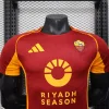 25/26 Player Version Roma Red Soccer Jersey