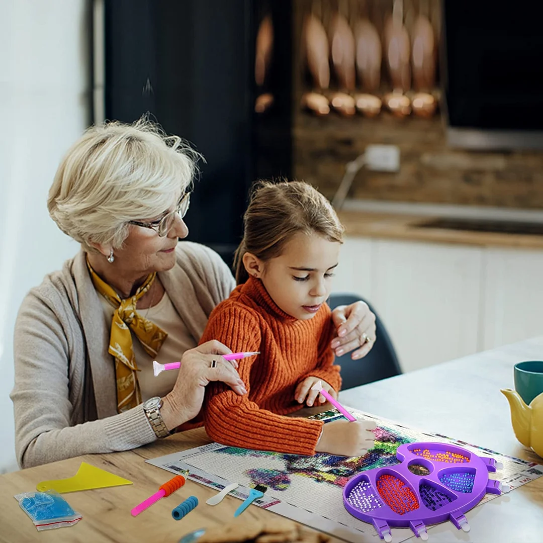 Diamond Painting Tools | 5 Section Palm Trays