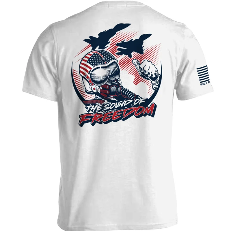 "The Sound Of Freedom"Printed T-Shirt