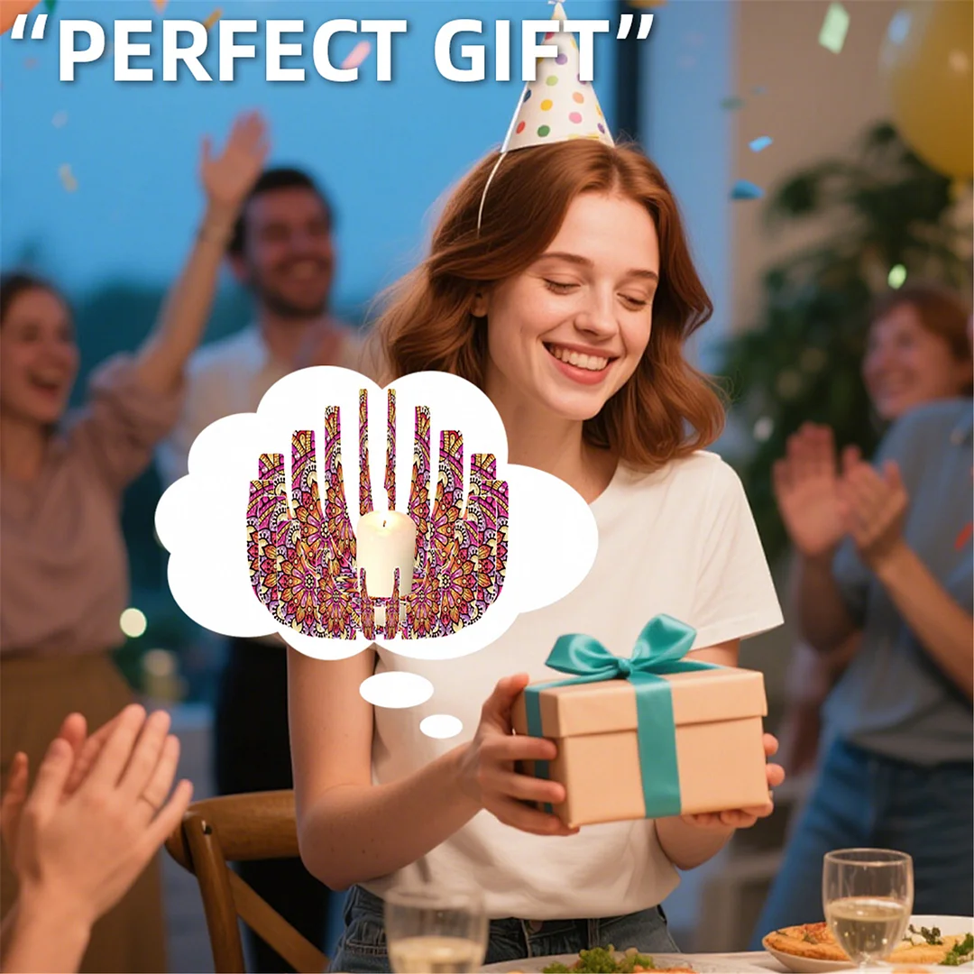 DIY Diamond Art Painting Kits of Candle Holder for Aromatherapy & Home Decor