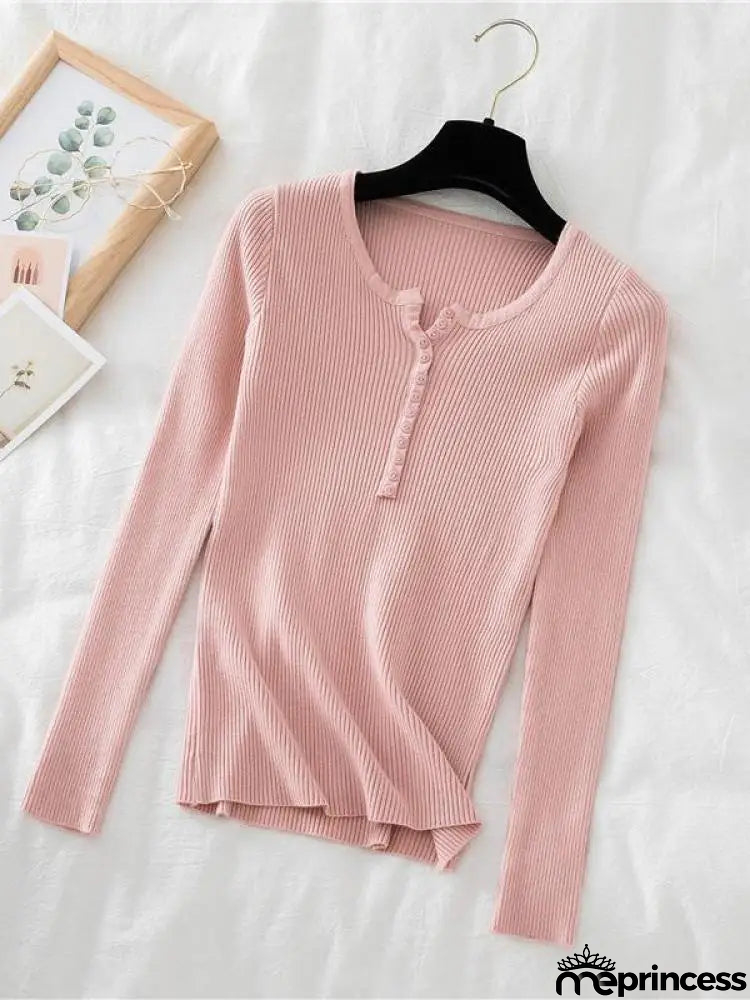 Women's Polyester V-Neck Full Sleeves Solid Pattern Sweater