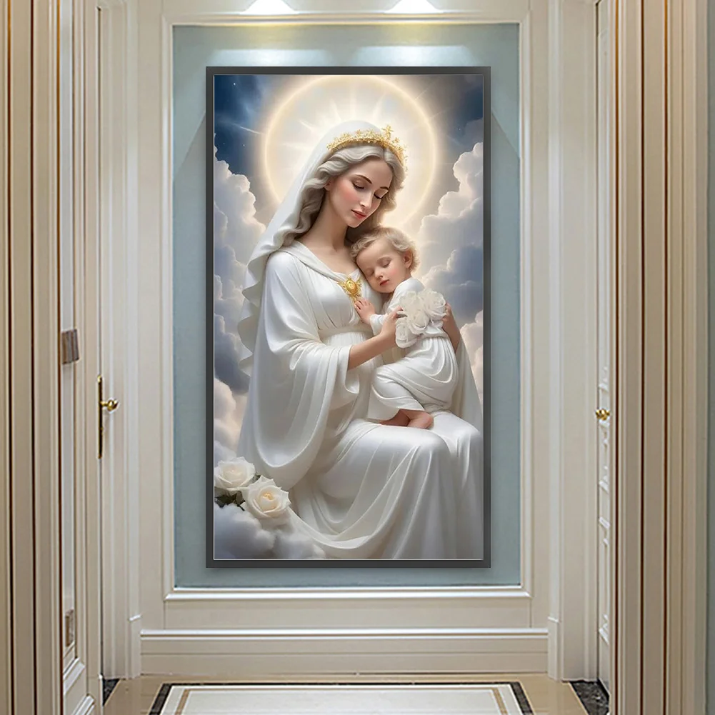 Diamond Painting - Full Round Drill - Angel Virgin(Canvas|40*70cm)