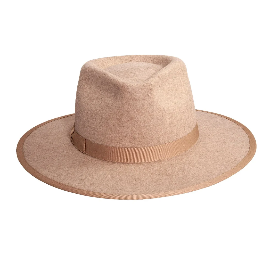 Bondi - Mens Wide Brim Felt Fedora Hat