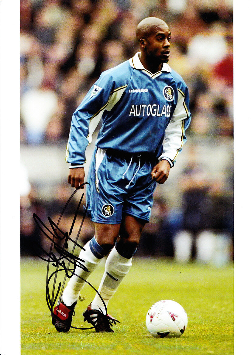 Chelsea F.C Eddie Newton Hand Signed Photo Poster painting 12x8 1.