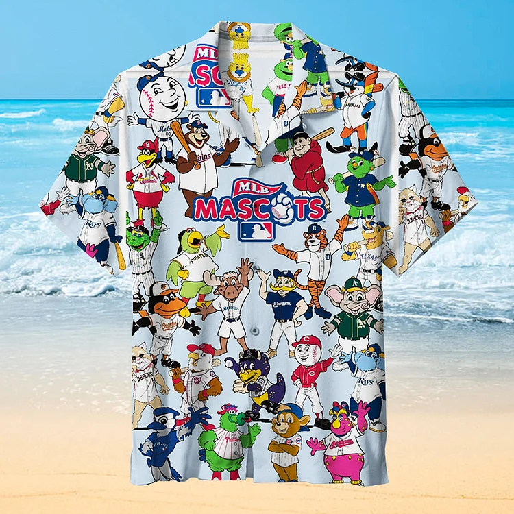 MLB MASCOTS | Hawaiian Shirt