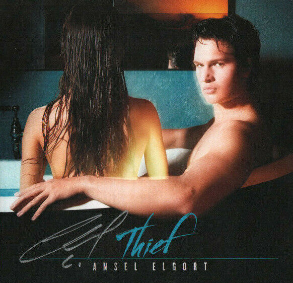 Ansel Elgort REAL SIGNED Thief 6x6 Photo Poster painting card ONLY 100 EXIST RARE #ed Fault Star