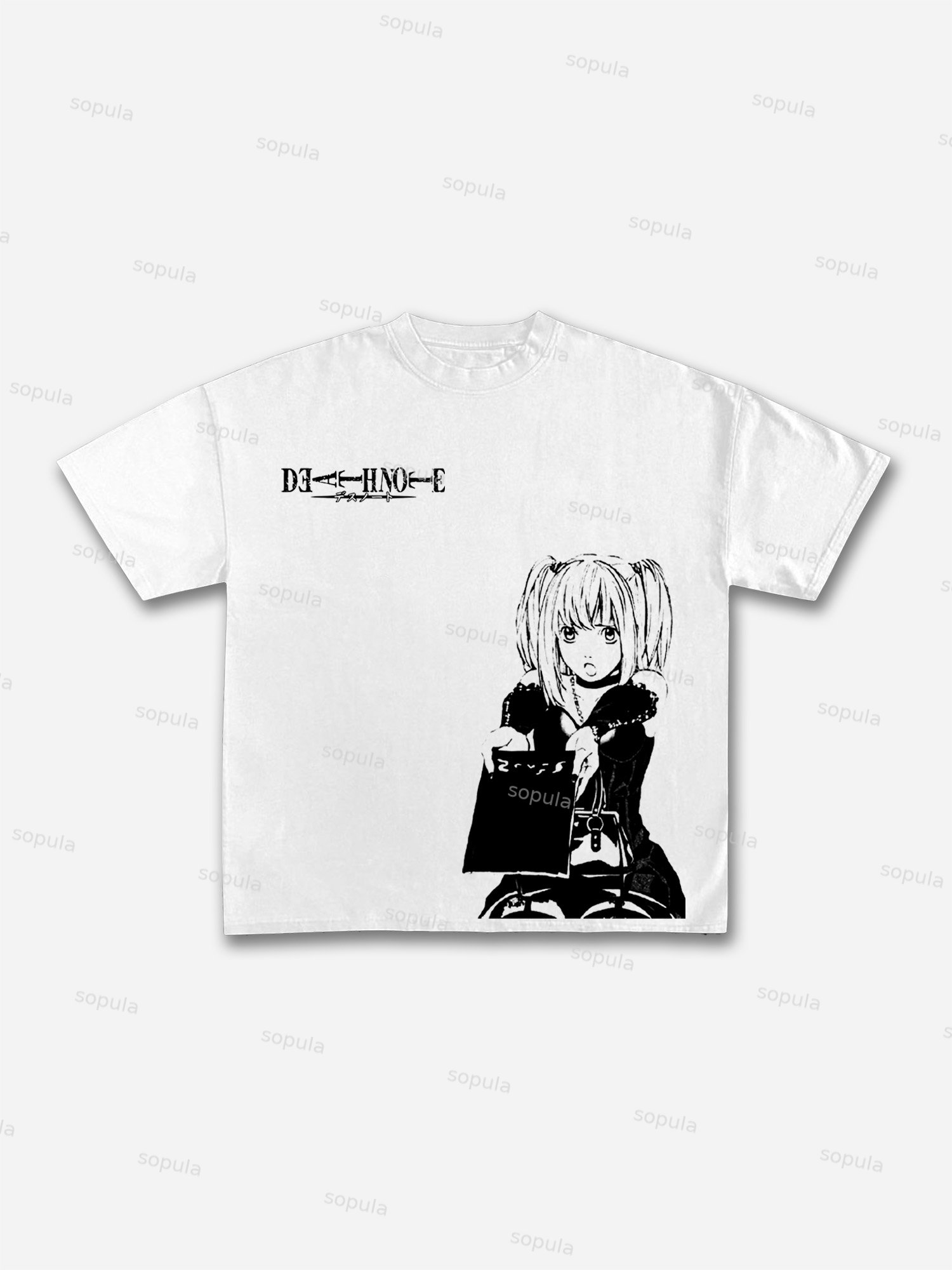 Death Note Manga Graphic Cotton T-shirt - Sopula｜Premium Graphic Tees & Graphic Clothing