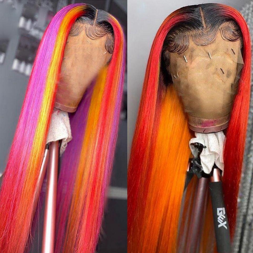 Rainbow brazilian hair Clearance