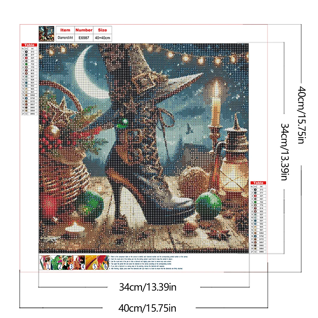 Diamond Painting - Full Round Drill - High Heels(Canvas|40*40cm)