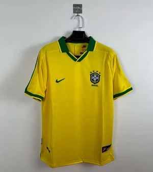 1997 Retro Brazil Home Football Shirt 1:1 Thai Quality