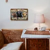 Dogs Welcome - Vintage Metal Signs - 20*30cm/30*40cm - Garden