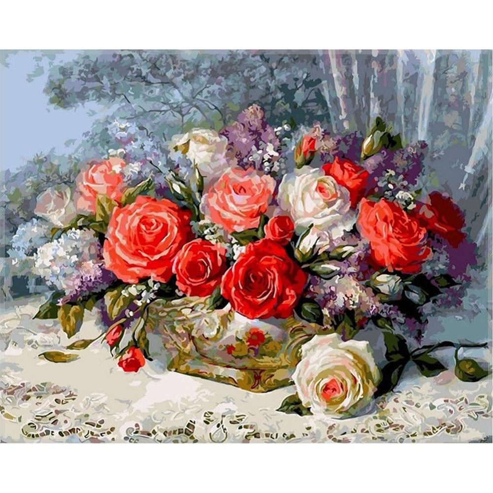 

40x50cm - Paint By Numbers Flowerss, 501 Original