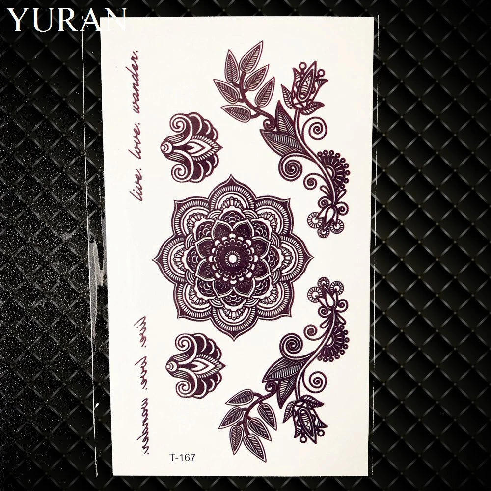 Watercolor Dream Catcher Temporary Tattoo Women Tribal Tattoo Sticker Black Dreamcatcher Fake Flash Tatoo Girl Body Arm Shoulder