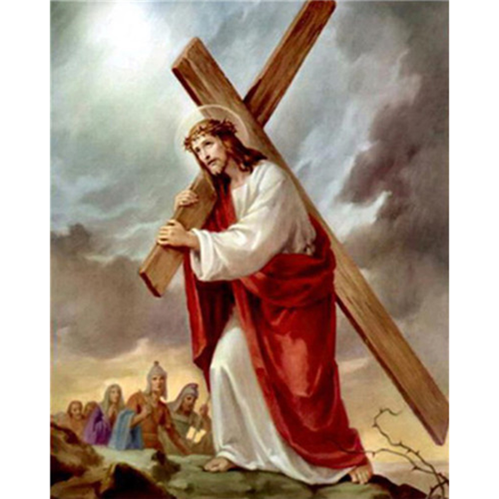 

Priest and Cross - Square Drill Diamond Painting - 40*50CM, 501 Original